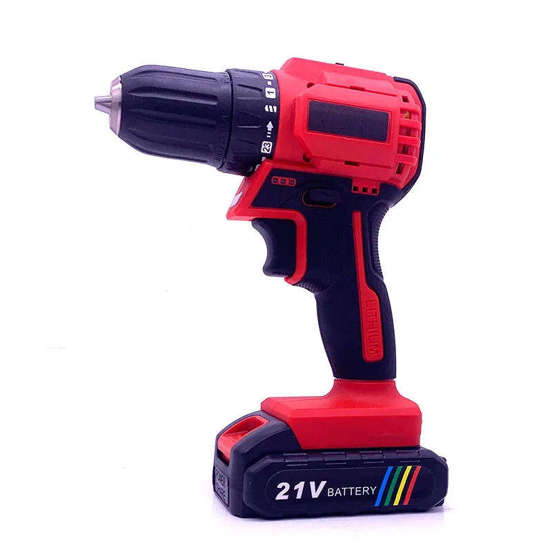 Cheap 16.8V lithium battery rechargeable hand drill Multi-purpose household gun type hand drill miniature electric screwdriver