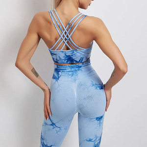 Ensembles de yoga de haute qualité à prix raisonnable avec logo personnalisé en gros ensembles de yoga taille haute pour femmes pour vêtements de sport - Product Image 2
