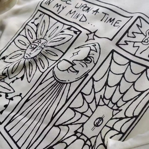 ต่ําขั้นต่ําOEMเสื้อผ้าผู้ชายผ้าฝ้าย100%แขนคู่เสื้อTผู้ชายหน้าจอพิมพ์รอบคอเสื้อTฤดูร้อน2024 U Nisexเสื้อT - Product Image 4