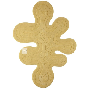 Alfombra de lana de diseño moderno con forma de ameba de Color sólido, alfombra con mechones a mano para niños, uso doméstico, tamaño personalizado para pisos, estilo Funky - Product Image 2