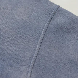 Nuevo elegante logotipo personalizado Puff & Impresión digital Invierno Unisex 100% algodón Heavyweight Zip-Up Sudadera con capucha de gran tamaño - Product Image 6