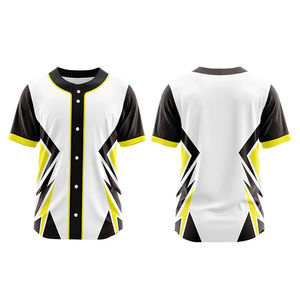 Maillot de baseball respirant personnalisé 2026, impression par sublimation numérique, 100 % polyester, séchage rapide, pour hommes adultes, noms et numéros d'équipe - Product Image 1