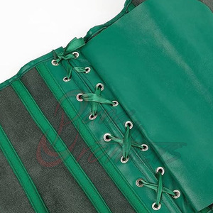 Corset en cuir pour femme grande taille, design personnalisé, style unique, pour adulte - Product Image 5
