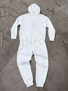 ชุดเซ็ทสองชิ้นพิมพ์ลายใหม่สำหรับผู้ชาย ชุดวอร์มผ้าฝ้าย 100% น้ำหนักเบา ไซส์ใหญ่ เสื้อสวมหัวสำหรับออกกำลังกาย วิ่ง ชุดกีฬา สไตล์วินเทจ - Product Image 5