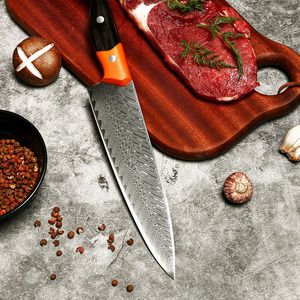 มีดเชฟเหล็กดามัสกัสดีไซน์ทันสมัยงานเย็บมือปรับแต่งได้ - Product Image 3