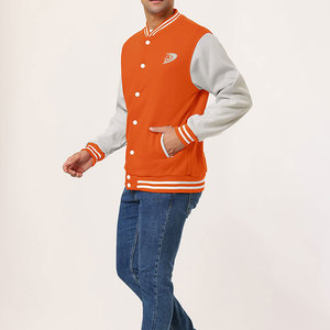 <b>Top</b> Selling Men's Long Sleeve Vintage Letterman Jacket High Quality Custom Casual Wear <b>Woolen</b> New Design Front Logo Winter - Product Image 3
