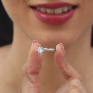 Trendy Silver <b>Waver</b> Glam Ring 925 Sterling Silver Fine Jewelry Stylish Band for Women Daily Wear Office Party Wedding Gift - Product Image 4