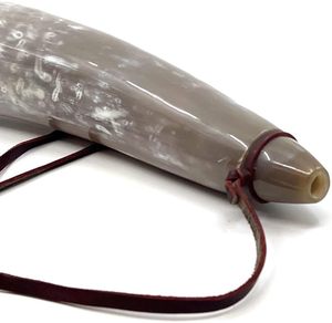 Ragnar lothbrock medio oscuro pulido soplando cuerno Bugle trompeta estilo caza cuerno mejor para regalo de Navidad a precio barato - Product Image 3