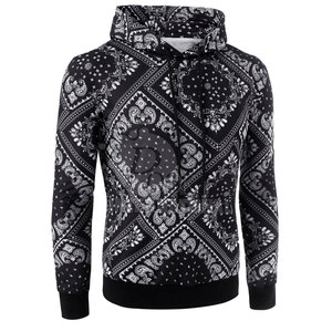 High Quality Street Wear Sublimation <b>Hoodie</b> Men Fashion Clothing Custom Pullover Sublimation Hoodies - Product Image 2