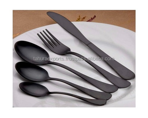 Ensemble de couverts en acier inoxydable en métal d'excellente qualité de conception fantaisie couverts vaisselle pour manger dans différentes tailles - Product Image 1