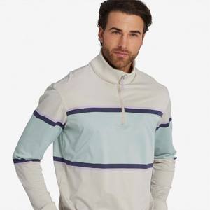 Stretch Golf Quarter Zip para hombre-Cómodo Y FLEXIBLE-Ideal para ropa activa y Deportes - Product Image 1