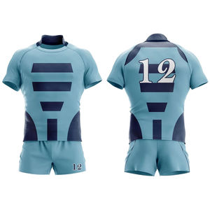 Ensembles d'uniformes de rugby confortables sur mesure Matchs d'entraînement d'équipe de haute qualité à bas prix quantité minimale de commande - Product Image 5