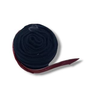 ขนแกะสีกรมท่าแบบมีผ้าพันแผลสีชมพูแวววาว300GSM เสื้อโปโลห่อตัวม้าพร้อมกระเป๋า - Product Image 3