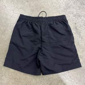 <b>Men's</b> Athlete Training Running Gym Mesh <b>Shorts</b> Custom Logo Solid <b>Black</b> 4-Way Stretch Nylon Dry Fitted Sports Fitness <b>Shorts</b> - Product Image 2