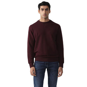 Vente en gros de haute qualité pull à capuche personnalisé sweat-shirt teint uni design unisexe col rond fabricant logo personnalisé - Product Image 1