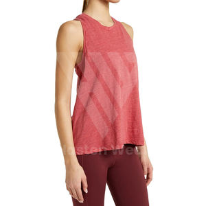 Haute qualité tissu extensible respirant séchage rapide dames Yoga débardeurs creux coupe manches avant Fitness Gym porter débardeur - Product Image 3