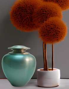 กระถางโลหะสำหรับงานศพของชำร่วยสำหรับเก็บขี้เถ้าไม้สีชมพูขวดโหลสำหรับงานศพงานตามสั่ง - Product Image 6