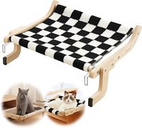 Hamac suspendu pour chat, lit pour chat à poser sur le rebord de la fenêtre et le balcon, design tendance en laine, portable et durable, lit de bain de soleil pour animaux de compagnie