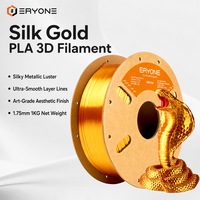 Filament d'imprimante 3D ERYONE Silk PLA 1,75 mm 1 kg, finition soyeuse brillante pour imprimantes 3D FDM