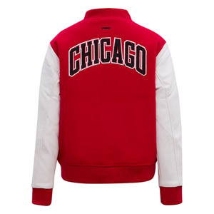 Varsity Letterman Veste Bleu Marine Couleur Laine En Cuir Streetwear Manteau Baseball Varsity Lettermen Veste - Product Image 3