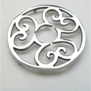 Modern Vintage Style <b>Metal</b> Trivet Classic <b>Teapot</b> Design Hot Cutout Holder for Kitchen Dining Table Decorative Tabletop Trivet - Product Image 3