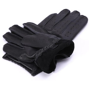 Women driving <b>gloves</b> breathable mesh lightweight wear Leather driving <b>gloves</b> smooth touch professional quality driving <b>gloves</b> - Product Image 2