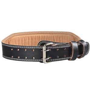 Cinturón de Levantamiento de Pesas de Una Sola Hebilla, Cuero de 4 Pulgadas con Hebilla de Seguridad - Product Image 3