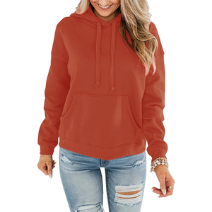 Top tendance de haute qualité 2026 dernier pull personnalisé respirant surdimensionné femmes sweats à capuche vierges - Product Image 4