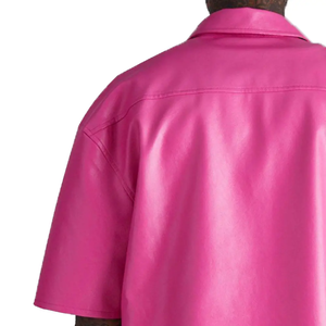 Camisa de cuero de primera calidad para hombre, Material duradero, transpirable y cómodo, último estilo para exteriores/ropa informal para otoño - Product Image 6