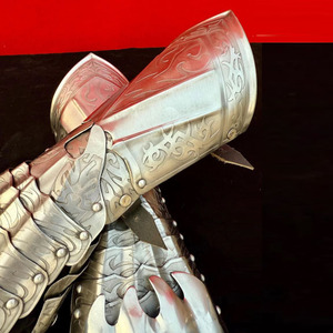 Juego de guantes medievales ~ Par de guantes góticos ~ Disfraz de Halloween ~ Juego de rol y disfraz de cosplay Guanteletes - Product Image 6