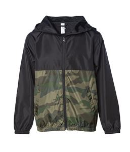 Veste coupe-vent en nylon souple personnalisée unisexe pour hommes avec fermeture éclair poignets élastiques imperméables et coupe-vent pour les sports d'hiver - Product Image 1