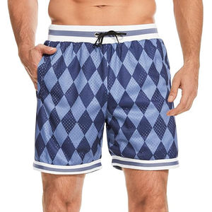 Custom Blank Mesh Streetwear Shorts Poliéster Hombres Fitness Shorts para hombres Entrenamiento Gimnasio Wear Hombres Shorts - Product Image 1