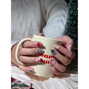 Decoración de Uñas con Diseño Festivo, Holiday Cheer Mix, Uñas Postizas Decorativas - Product Image 4