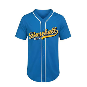 Ensemble de maillots et pantalons personnalisés pour équipe de baseball, 100% polyester, manches courtes, imprimé, respirant, vente en gros, fournisseur OEM - Product Image 4