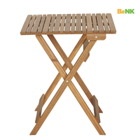 Ensemble table et chaises pliantes en rotin et acier BeNK PE, mobilier d'extérieur pour parc, cuisine, sous-sol - Design minimaliste