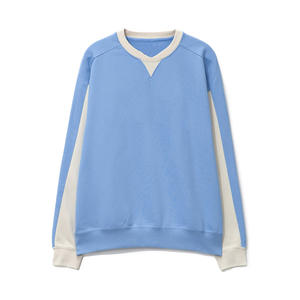 Venta caliente de encargo de las mujeres de lana cuello redondo sudadera de manga larga sólido Casual invierno 100% algodón de gran tamaño de diseño de fábrica al por mayor - Product Image 6