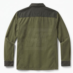 Chemise décontractée moderne pour homme, manches longues, boutonnée, en coton léger, vêtement tendance pour tous les jours et les activités de plein air - Product Image 2