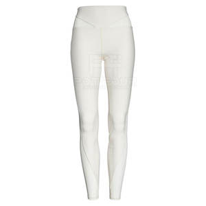 Leggings de yoga con cintura elástica sólida para mujer superventas, mallas de entrenamiento con estampado de sublimación a la venta - Product Image 1