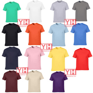 Vente chaude unisexe blanc plaine t-shirts T-shirt T-shirt imprimé col rond manches courtes 100% coton hommes T-shirt décontracté pour hommes - Product Image 4