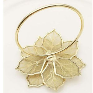 Classic Decorative Napkin Ring <b>Flower</b> Design Napkin <b>Clip</b> for All Occasions Decoration Napkin Ring Holder <b>in</b> Wholesale Price - Product Image 4