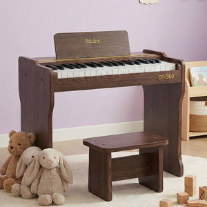 Piano pour enfant en bois Midex CP-360C à 37 touches, alimenté par piles, touches de piano réalistes - Product Image 1