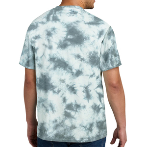 100% algodón cuello redondo Camiseta para hombre Casual manga corta Tie Dye diseño hecho en Pakistán Sialkot 220 gramos peso de la tela - Product Image 6