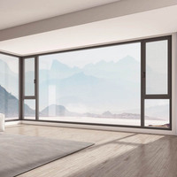Ventanas Abatibles de Aluminio Serie DEEZON 90, Antirrobo, Aislamiento Térmico, Resistentes a Huracanes, para Baño y Cocina