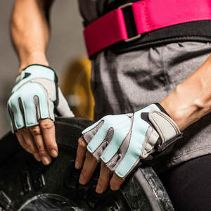 Prix de gros Logo personnalisé Gants de fitness en cuir pour l'haltérophilie sur commande - Product Image 6
