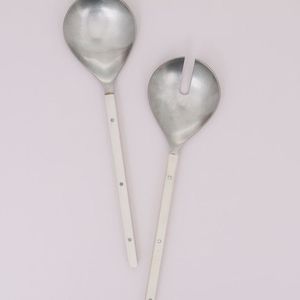 Ustensiles élégants de service de salade en acier inoxydable très poli avec une finition propre idéale pour une utilisation dans les restaurants et les événements raffinés - Product Image 4