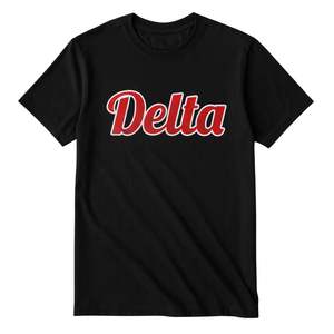 Delta 1913เสื้อยืดกำมะหยี่ผ้าฝ้ายสีดำปักโลโก้เสื้อยืดสโมสรพรีเมี่ยมเสื้อผ้าชีวิตชาวกรีกที่กำหนดเอง - Product Image 3