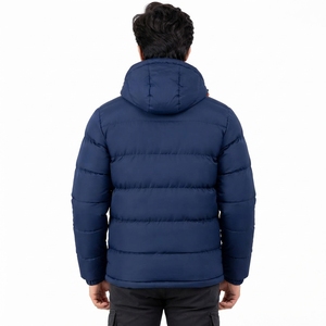 Chaqueta de plumón para hombre con logotipo personalizado, acolchado suave de tela y diseño moderno, abrigo de invierno acolchado personalizado para hombre con características duraderas - Product Image 2