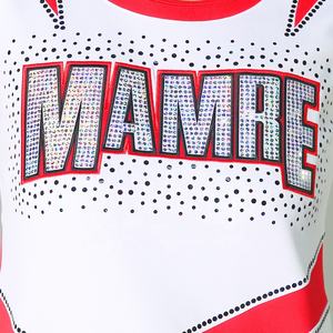 ชุดยูนิฟอร์มเชียร์ลีดเดอร์แบบกำหนดเอง 100% โพลีเอสเตอร์ กระโปรงจีบ รับผลิตตามแบบ (OEM) ชุดกีฬาสวมใส่สบายสำหรับทีมและชมรม - Product Image 4