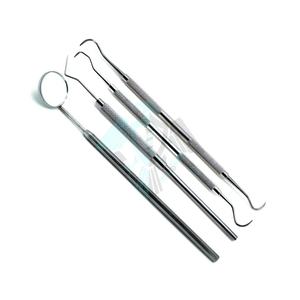 Mejor proveedor Pissco para elevador de periostio Curetas de implantes dentales Juego escalar de 8 instrumentos dentales esterilizados - Product Image 2