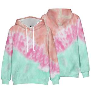 Sudaderas con Capucha Personalizadas con Logotipo Tie Dye para Hombre, Bordadas, Sin Cordones, Gráficas, de Alta Calidad, OEM, 100% Algodón, Transpirables, de Secado Rápido - Product Image 4